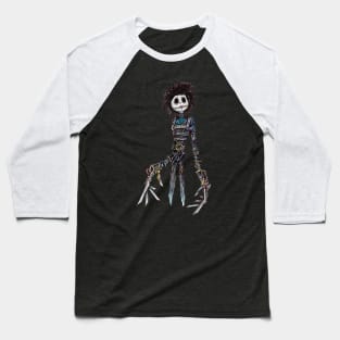 Jack Scissor Hands MASH UP!! Baseball T-Shirt